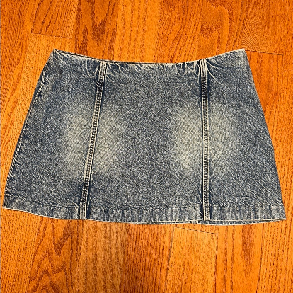 Denim Mini Skirt